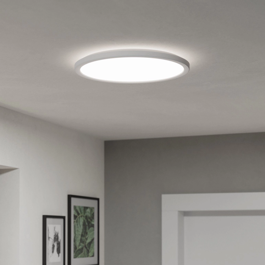 Eglo - LED Dimbare badkamer plafondverlichting LED/18,5W/230V 2700-6500K diameter 38,9 cm IP44 wit + afstandsbediening