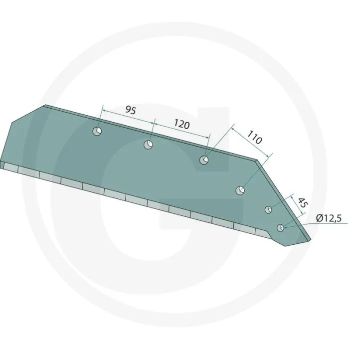 HEAVY DUTY SCHAARPUNT LINKS, 20"  PASSENDE BOUTEN: 4X 1801434KV