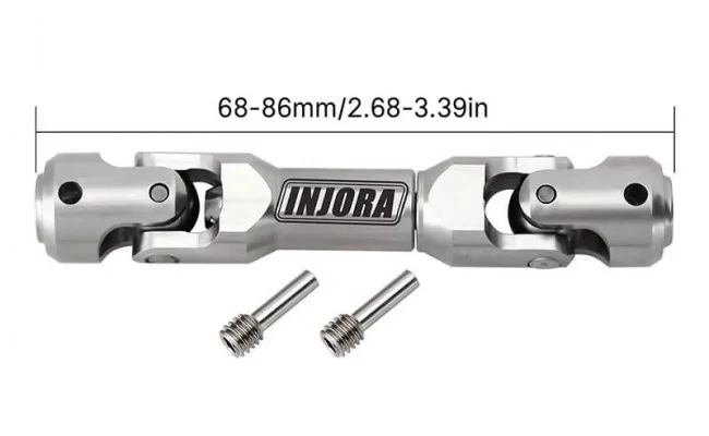 RVS Heavy-Duty Aandrijfas 5mm 68-86mm