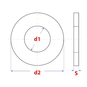 Sluitring - PGB DIN126 vuurverzinkt