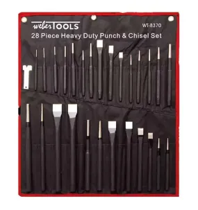 WT-8370 Pendrijver en Beitel set | Heavy duty | 28-delig